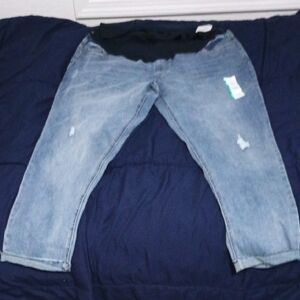 Time and Tru Maternity Jeans with Comfort Belly Band